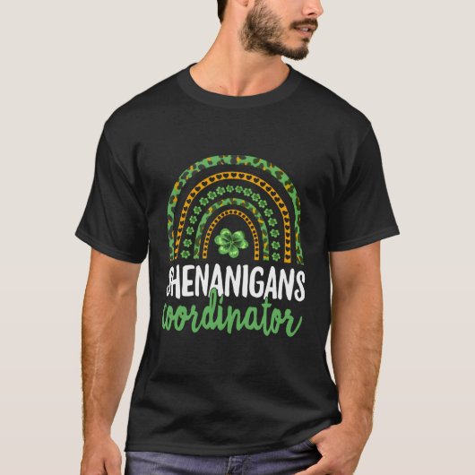 シェナニガンズコーディネーター先生St patricks day Tシャツ (正面)