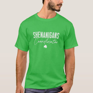 シェナニガンズコーディネーター聖パトリックの日アイルランド Tシャツ