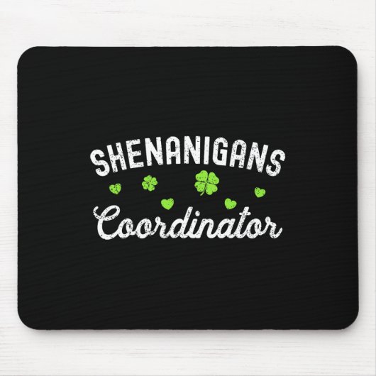 シェナニガンズコーディネーターHappySt patricks day・テアック マウスパッド (正面)