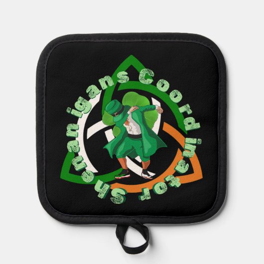 シェナニガンズコーディネーターst patricks day 鍋敷き (正面)