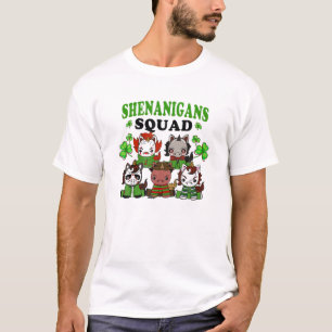 シェナニガンズスクワッドホラー映画ユニコーンセントパトリック Tシャツ