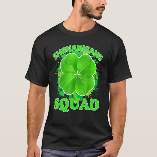 シェナニガンズスクワッド先生St patricks dayシェナニグ Tシャツ (正面)
