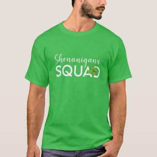 シェナニガンズスクワッドSaint patricks dayラッキーシャーロック Tシャツ