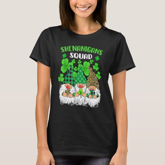 シェナニガンズスクワッドSt patricks day格言グリーンプロ Tシャツ (正面)
