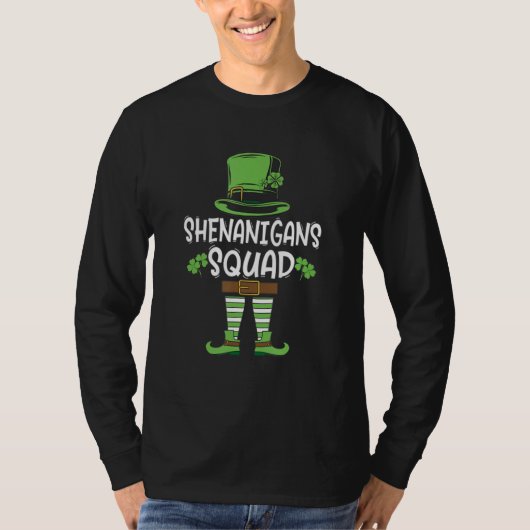 シェナニガンズスクワールセントパトリックの日 Tシャツ (正面)