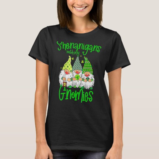 シェナニガンズマイグノミーセントパトリックSデイ格言 Tシャツ (正面)