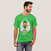 シェナニガンズ+レプラコーン 聖パトリックの日 Tシャツ (正面フル)