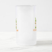 シェナニガンチーム格言付き フロストグラスビールジョッキ (中央)