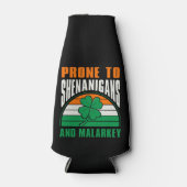 シェナニガンマラおもしろいキーセントパトリックの日の名前 ボトルクーラー (正面)