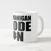 シェナニガンモードオン ジャンボコーヒーマグカップ (正面右)
