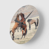 シェナニガン ラウンド壁時計 (傾斜)