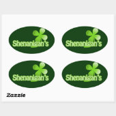 シェナニガン 楕円形シール (シート)