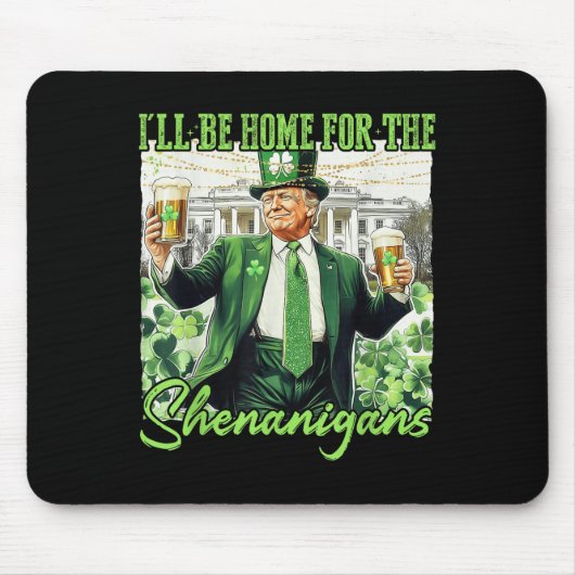 シェナニガンSt patricks day呂の家に帰る マウスパッド (正面)