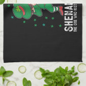 シェナニゲーターダビングセントパトリックの日シェナニガンス キッチンタオル (折り畳み)