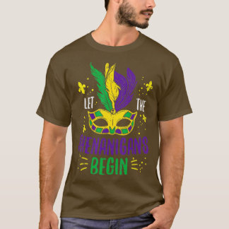 シェナニ人にジェスター・マルディ・グラおもしろいスを始めさせる Tシャツ