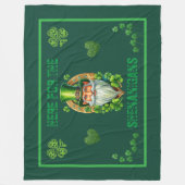 シェナニ人のレプラコーン・アイルランド人のために フリースブランケット (正面)