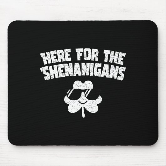 シェナニ人のSt patricks dayおもしろいメンズ・ウォム マウスパッド (正面)