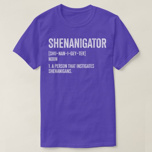 シェナネゲータの定義おもしろい飲み恋人のクープ Tシャツ (デザイン正面)