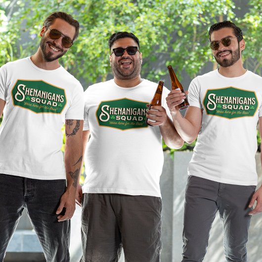 シェナパーソナライズされたニガンの分隊Tシャツ Tシャツ