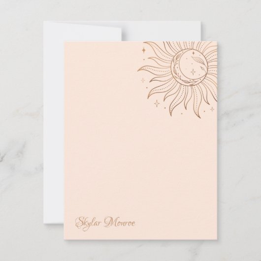 シェナルサン赤面 ノートカード (正面)