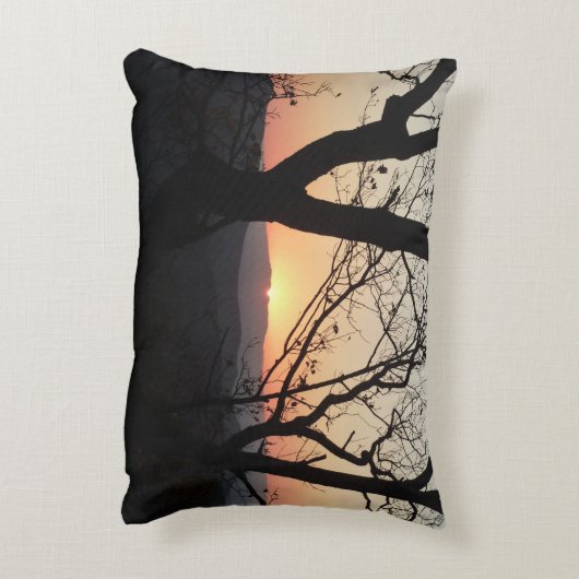 シェナンドアサンセットナショナルパークランドスケープ アクセントクッション (裏面(縦))