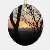 シェナンドアサンセットナショナルパークランドスケープ セラミックオーナメント (左)
