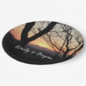 シェナンドアサンセットナショナルパークランドスケープ ペーパープレート (アングル)