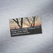 シェナンドアサンセットナショナルパークランドスケープ マグネット名刺 (インサイチュ)