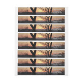 シェナンドアサンセットナショナルパークランドスケープ ラップアラウンドラベル (シート)