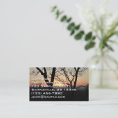 シェナンドアサンセットナショナルパークランドスケープ 名刺 (スタンド正面)