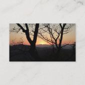 シェナンドアサンセットナショナルパークランドスケープ 名刺 (裏面)