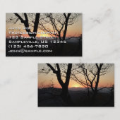 シェナンドアサンセットナショナルパークランドスケープ 名刺 (正面/裏面)