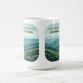 シェナンドアナショナルパークバージニアブルーリッジレトロ コーヒーマグカップ (中央)