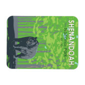 シェナンドアナショナルパークブラックベアーヴィンテージ マグネット (横)