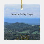 シェナンドアバレーバージニアオーナメント セラミックオーナメント (裏面)