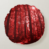 シェナンドアレッド ラウンドクッション (正面)