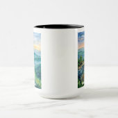 シェナンドアロック国立公園水絵画色の マグカップ (中央)