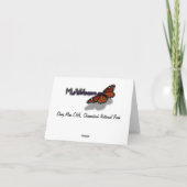 シェナンドア国立公園のストーニーマンクリフ カード (裏面)