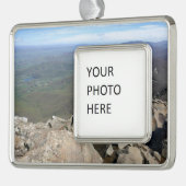 シェナンドア国立公園のストーニーマンクリフ シルバープレートフレームオーナメント (左)