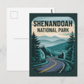 シェナンドア国立公園の風景 ポストカード (正面/裏面)