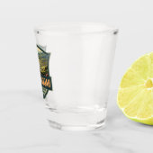 シェナンドア国立公園イラストレーション旅行レトロ ショットグラス (右)