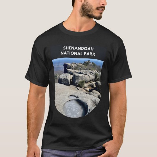 シェナンドア国立公園オールドラグハイキングトレイル Tシャツ (正面)