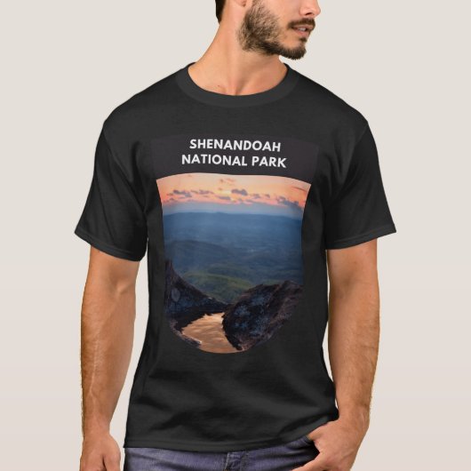 シェナンドア国立公園サンセットバージニア Tシャツ (正面)