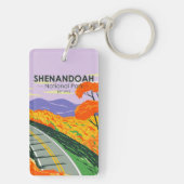 シェナンドア国立公園スカイラインドライブバージニア キーホルダー (裏面)