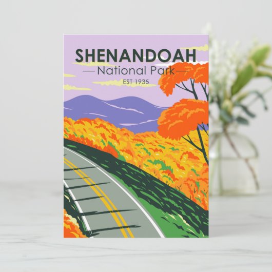 シェナンドア国立公園スカイラインドライブバージニア シーズンカード (スタンド正面)