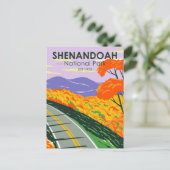 シェナンドア国立公園スカイラインドライブバージニア ポストカード (スタンド正面)