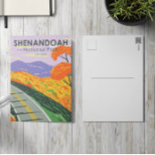 シェナンドア国立公園スカイラインドライブバージニア ポストカード