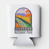 シェナンドア国立公園スカイラインドライブバージニア 缶クーラー (裏面)