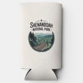 シェナンドア国立公園スカイラインドライブビューデザイン スリム缶クーラー (正面)