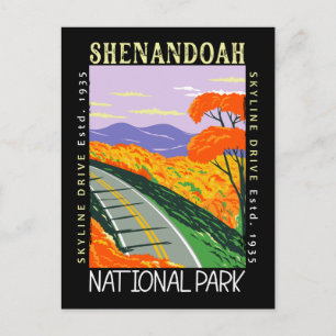 シェナンドア国立公園スカイラインドライ動揺してブ ポストカード